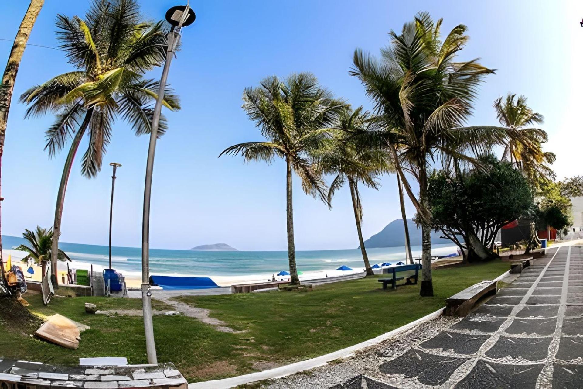 גוארויה 25C - Pe Na Areia Da Praia Do Tombo + Roupas De Cama + Vivo Fibra מראה חיצוני תמונה