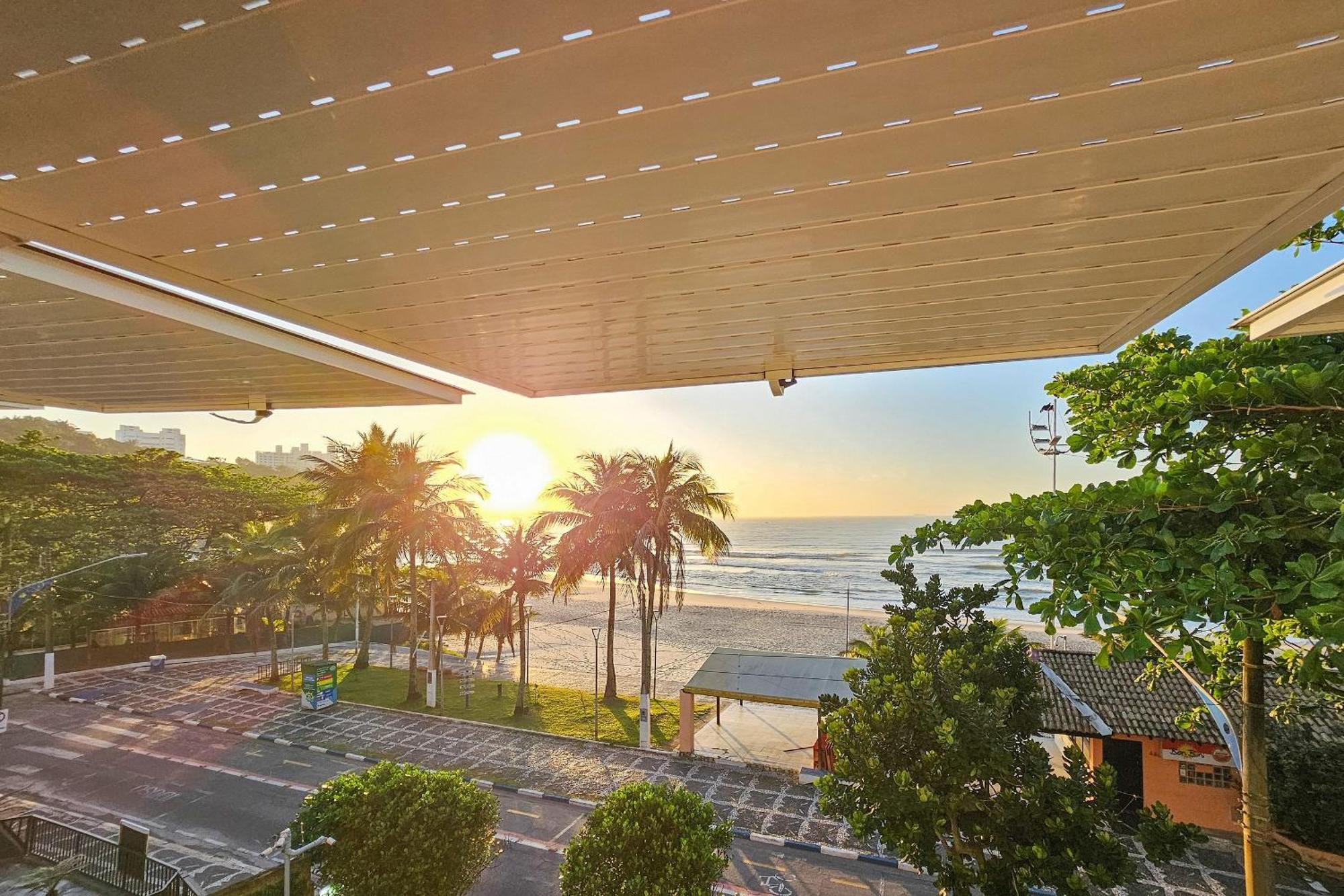 גוארויה 25C - Pe Na Areia Da Praia Do Tombo + Roupas De Cama + Vivo Fibra מראה חיצוני תמונה